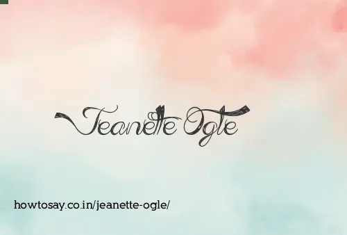 Jeanette Ogle