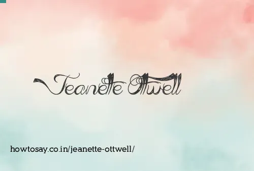 Jeanette Ottwell
