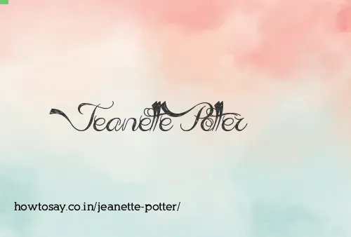 Jeanette Potter