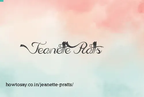 Jeanette Pratts