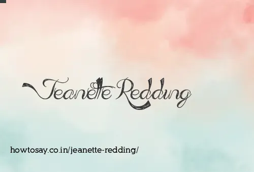 Jeanette Redding