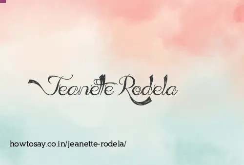 Jeanette Rodela