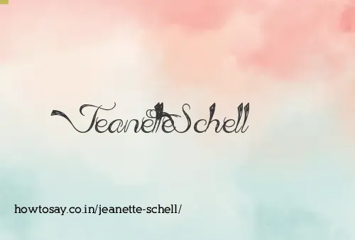 Jeanette Schell