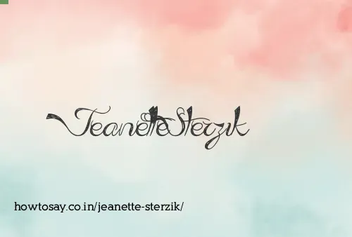 Jeanette Sterzik