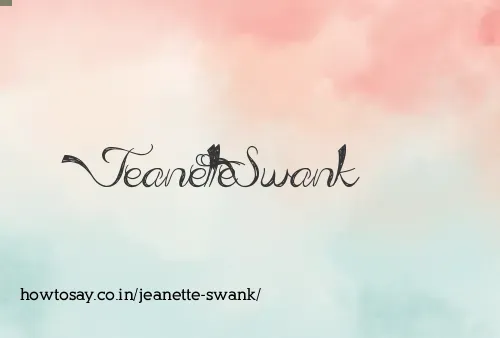Jeanette Swank