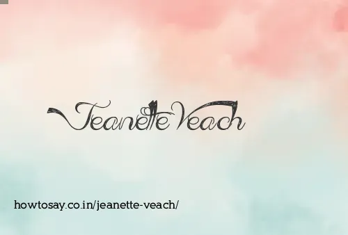 Jeanette Veach
