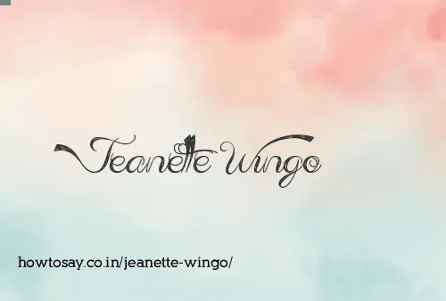 Jeanette Wingo