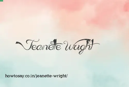Jeanette Wright
