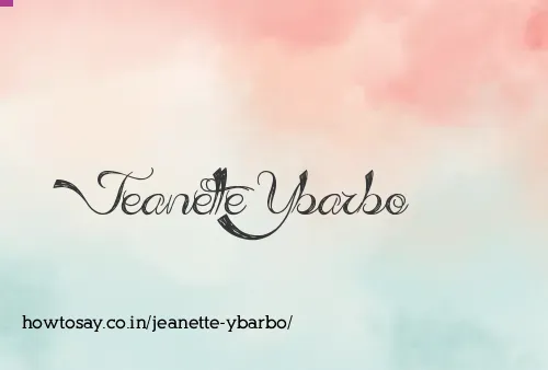 Jeanette Ybarbo