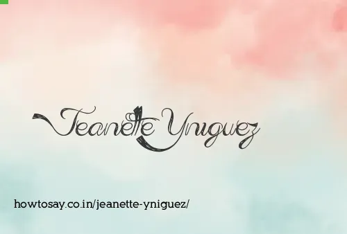 Jeanette Yniguez
