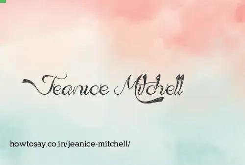 Jeanice Mitchell