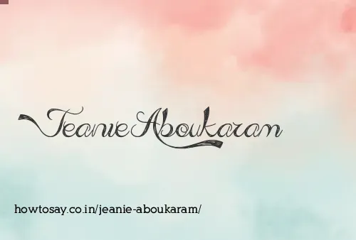 Jeanie Aboukaram