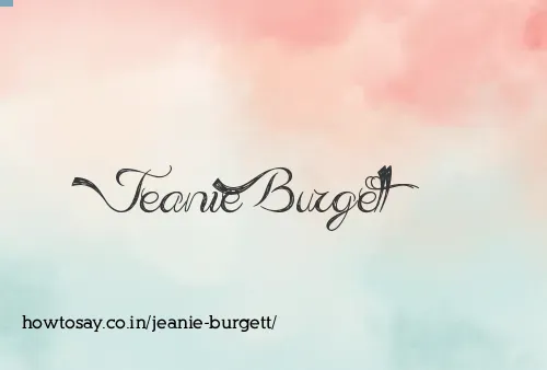 Jeanie Burgett