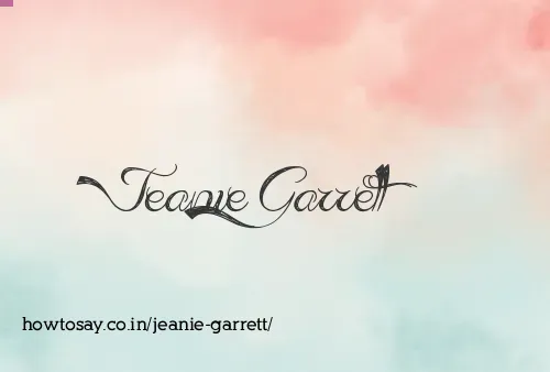 Jeanie Garrett
