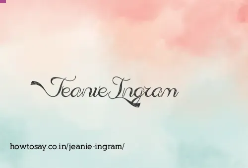 Jeanie Ingram