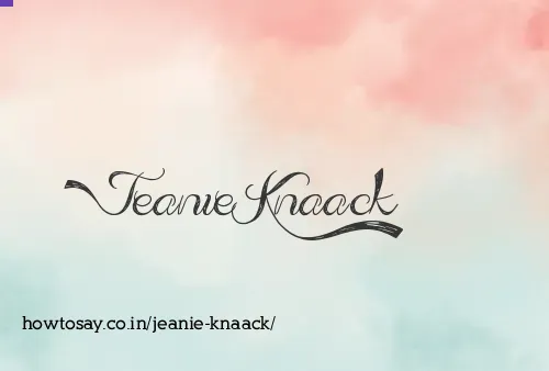 Jeanie Knaack