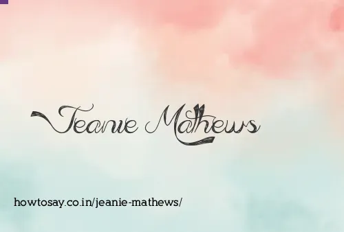 Jeanie Mathews