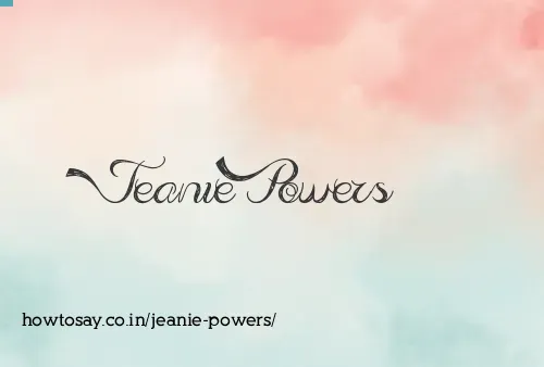 Jeanie Powers