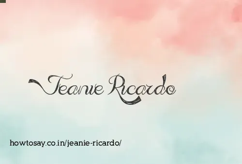 Jeanie Ricardo