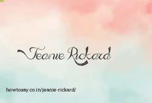 Jeanie Rickard
