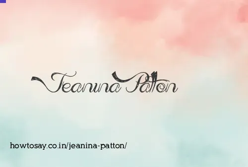Jeanina Patton