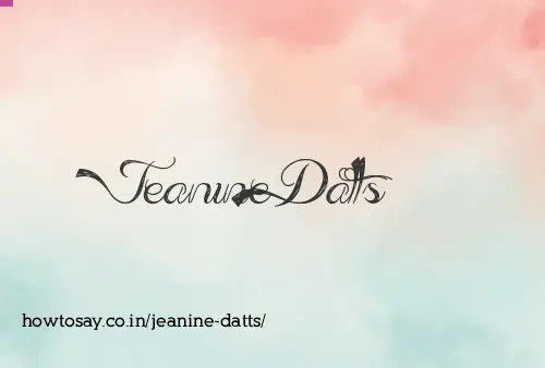 Jeanine Datts