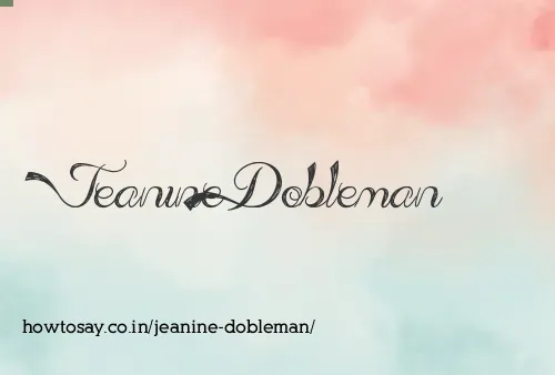 Jeanine Dobleman