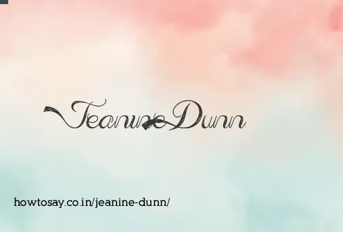 Jeanine Dunn