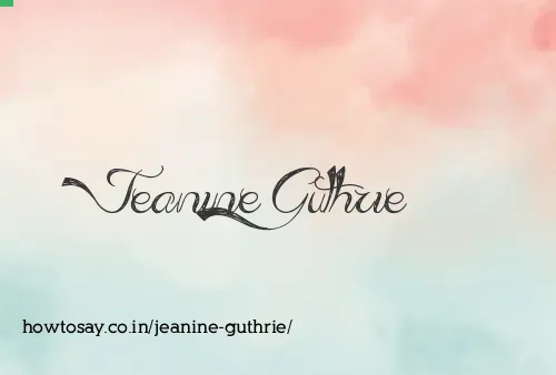 Jeanine Guthrie