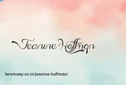 Jeanine Hoffmqn