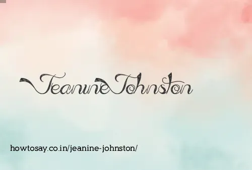 Jeanine Johnston
