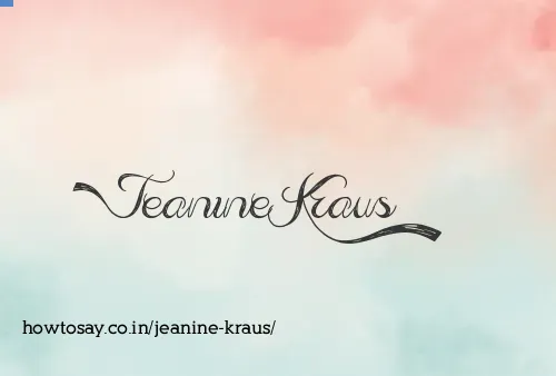 Jeanine Kraus