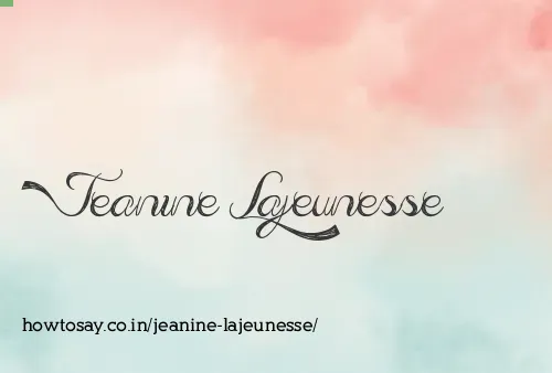 Jeanine Lajeunesse
