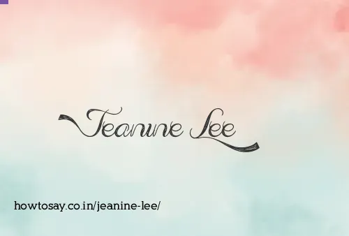 Jeanine Lee