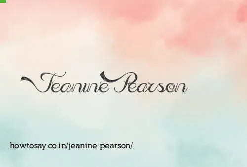 Jeanine Pearson