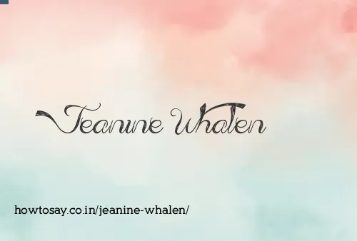 Jeanine Whalen