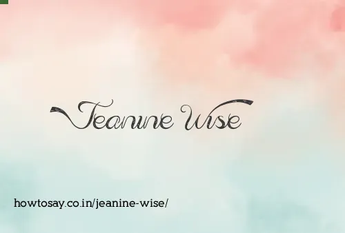 Jeanine Wise