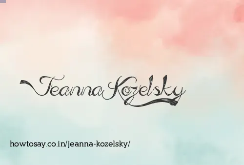 Jeanna Kozelsky