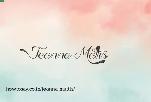 Jeanna Mattis