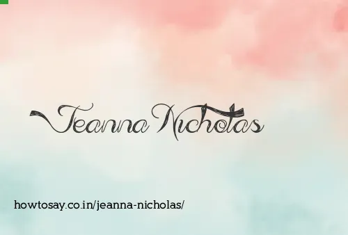Jeanna Nicholas