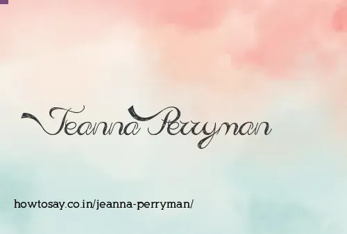 Jeanna Perryman