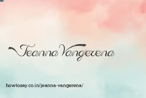 Jeanna Vangerena