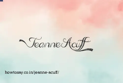 Jeanne Acuff