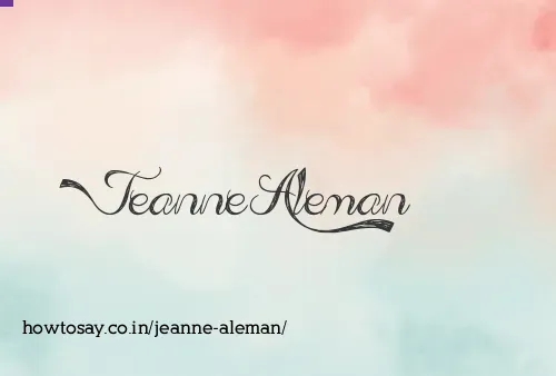 Jeanne Aleman