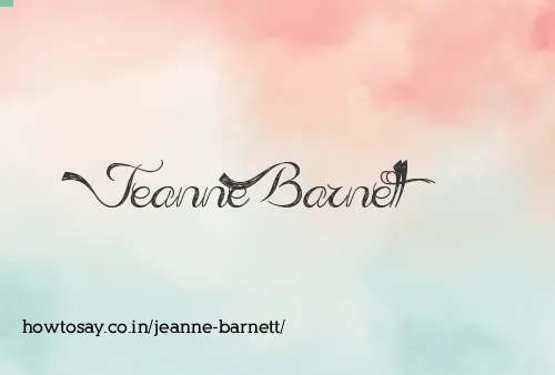 Jeanne Barnett