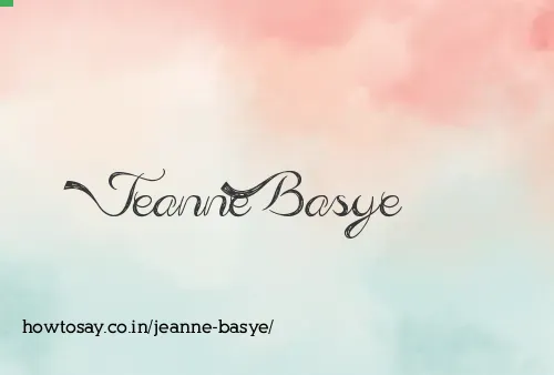 Jeanne Basye