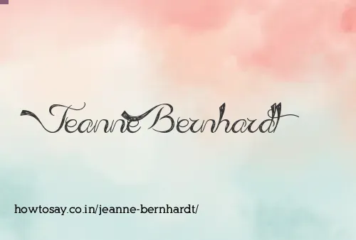 Jeanne Bernhardt