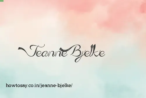 Jeanne Bjelke