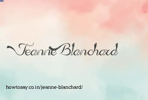 Jeanne Blanchard