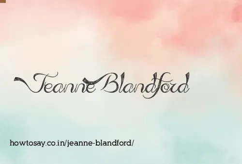 Jeanne Blandford
